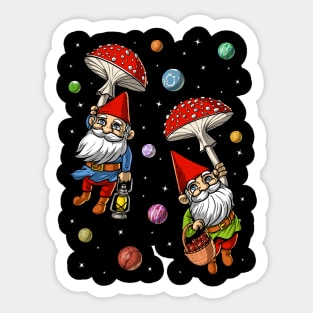 Forest Mushroom Gnomes Sticker